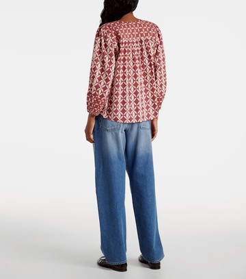 Velvet Haddon printed cotton blouse