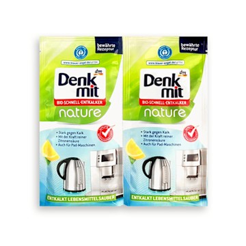 德國DM(Denkmit)-免刷洗家電器具內膽除水垢清潔粉25gx2包/組(快煮壺不鏽鋼檸檬酸除漬,咖啡機去鈣,電鍋內層去味)