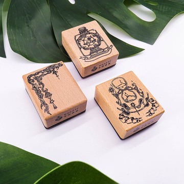 NO.SS032 時光寶盒系列.A Series of Time Capsule.A / 櫸木印章