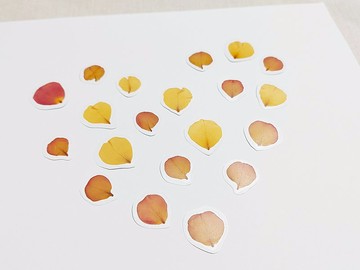 【手帳素材貼紙】聖誕/花瓣系列 紙膠帶裝飾 可貼電腦電話筆記簿