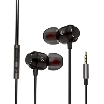 DTAudio K9 重低音 磁吸線控耳機  黑色  K9-A01