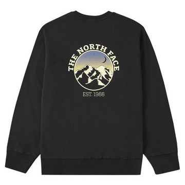 The North Face 北面 長袖上衣 男裝 夜光印花 黑 NF0A8F0KJK3