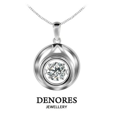 DENORES 翻轉愛情GIA D／VS2／0.30克拉美鑽鍊