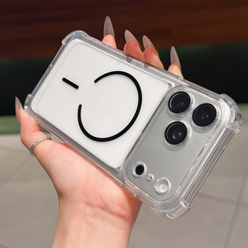 冰透手機殼 氣囊防摔殼 細圈磁吸保護殼 適用於 iPhone 17 16 15 14 13 12 11 Pro max1