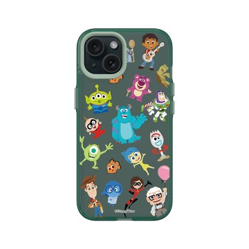 iPhone 15 Clear 憂墨綠 - 迪士尼-皮克斯 PIXAR - 皮克斯系列 - 角色集合