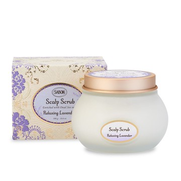 舒緩薰衣草 死海鹽頭皮磨砂膏300G (罐裝)