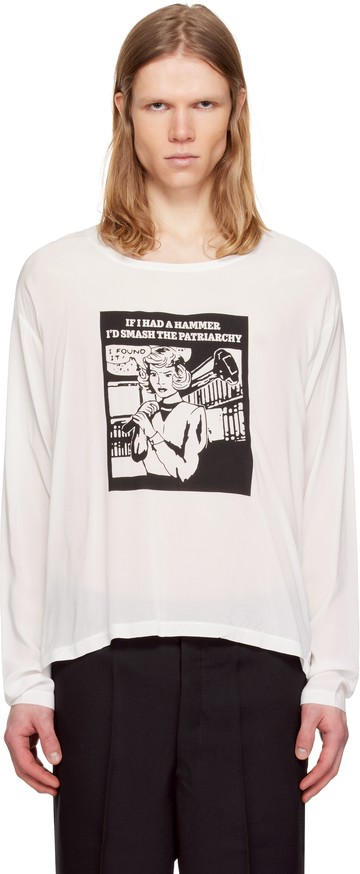 Random Identities 白色印花 T 恤
