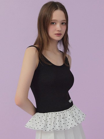 Mitsuri Layered Dot Sleeveless Tank