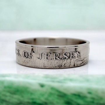 澤西島錢幣戒指 男款, 澤西島戒指 男, 澤西島 女款戒指, 錢幣戒指