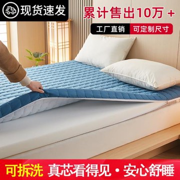 墊被床墊軟墊家用宿舍學生單雙人榻榻米海綿褥子1.25米出租房鋪底