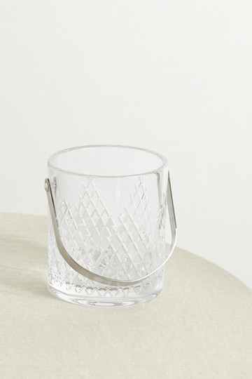Soho Home - Barwell Stainless Steel And Crystal Ice Bucket - Clear - one size
