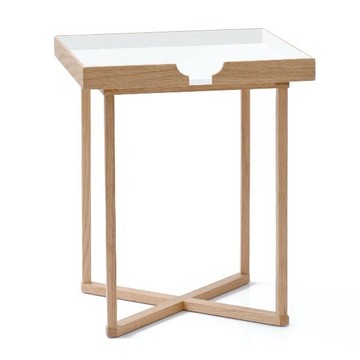 Wireworks 英倫極簡實木家居 達米安邊桌 方白