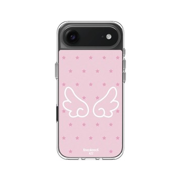 iPhone Air Clear Case（相機按鈕） 透明 - Knock Knock A2Z - 霓虹邱比特