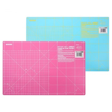 OLFA 日本雙面拼布墊RM-IC-C防滑裁切墊A3切割墊(厚1.5mm;2種尺規)割布墊美工作墊裁縫墊縫紉墊子cutting mat
