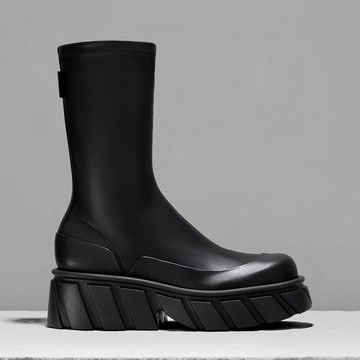 Aberdeen 輪胎紋厚底靴