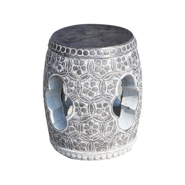 LOGIS 中式庭園手工雕花石椅 庭院椅 【STO1-CH】