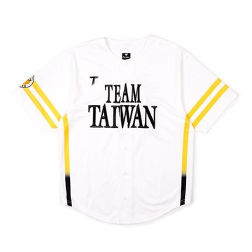 Fanatics x Team Taiwan 台日黃潮棒球衣｜白
