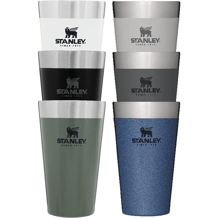 Stanley Adventure Stacking Beer Pint 0.47L Charcoal   Travel Mug Keeps Beer