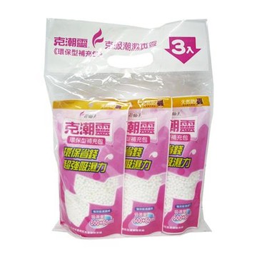 克潮靈 除濕桶補充包檜木香/660ml/3入
