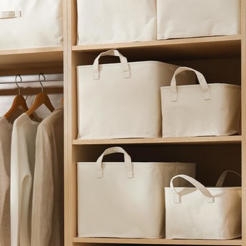 衣服收納筐布藝裝玩具衣物收納箱帆布框家用日式可折疊臟衣籃大號 年終特惠