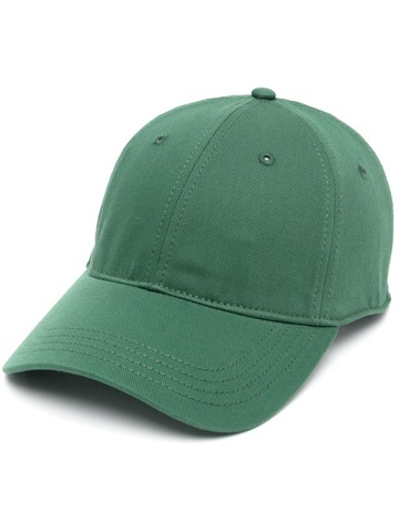 Lacoste - solid-color baseball cap - unisex - Cotton - One Size - Green
