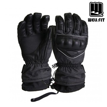 Well Fit 防水防護手套 - 暴風【雪花黑】M-XL