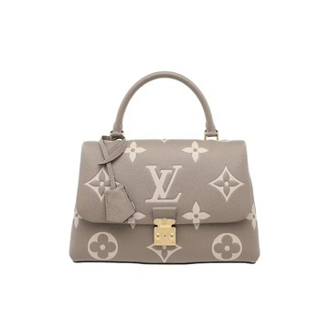 LOUIS VUITTON M46041 翻蓋手提包斜背包 奶茶色