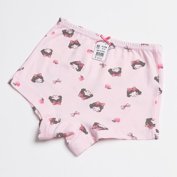 韓國 Mellisse - 韓製棉混紡四角褲(女寶)-蘋果公主-粉