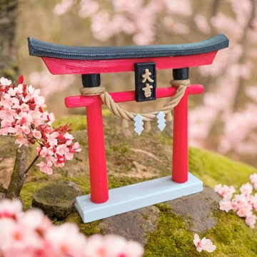 【川澤百貨】縮小光線擺件鳥居日式建筑微縮模型神社動漫場景二次元手辦裝飾