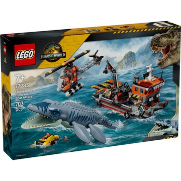 2680【台中翔智積木】LEGO 樂高 侏羅紀世界™ 77983 滄龍的船隻攻擊