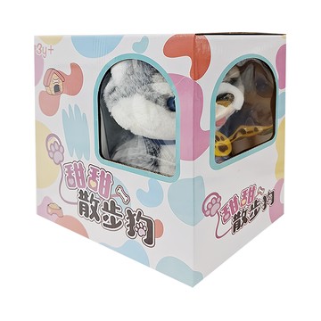 甜甜散步狗 - 3歲以上適用  哈士奇 灰色 + 白色  1盒  28cm