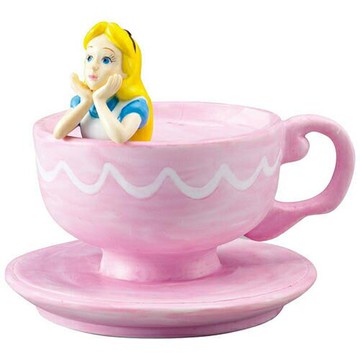 【震撼精品百貨】公主 系列Princess 《sun-art》愛麗絲陶磁造型存錢筒(粉紅午茶) 震撼日式精品百貨