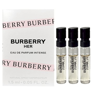BURBERRY Her 女性極致淡香精 1.5ml 針管 - 3入組