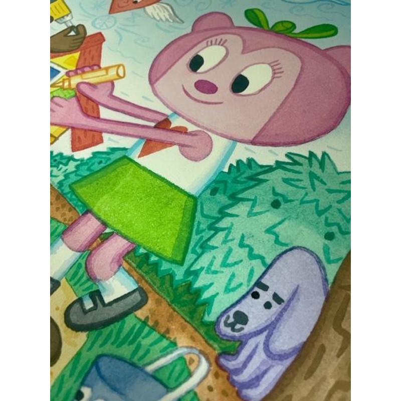 ジクレー版画 ロドニー・A・グリーンブラット サンダーバニー ジクレー