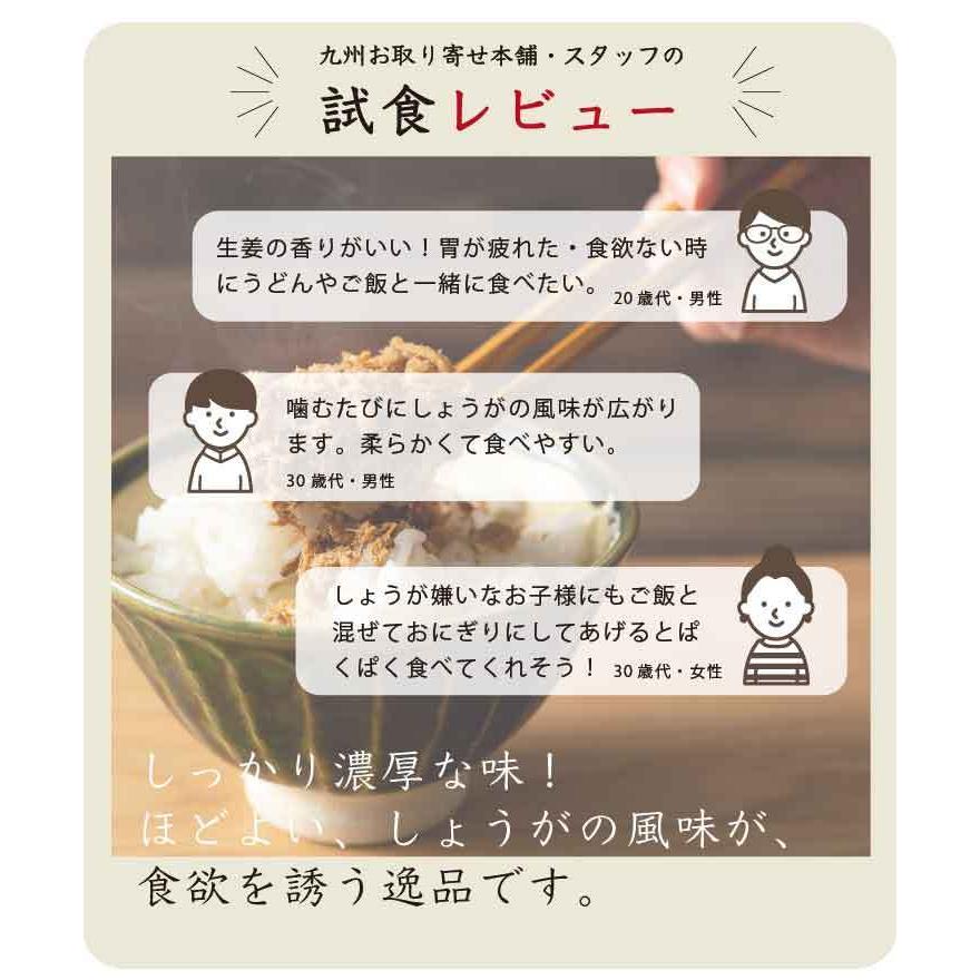 かつお 生姜 佃煮 100g 鰹節