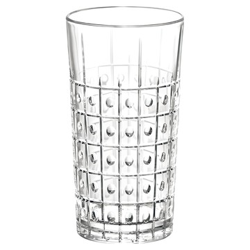 Bormioli Rocco Este 雕花飲料杯 290ml 義大利製  透明色  6個