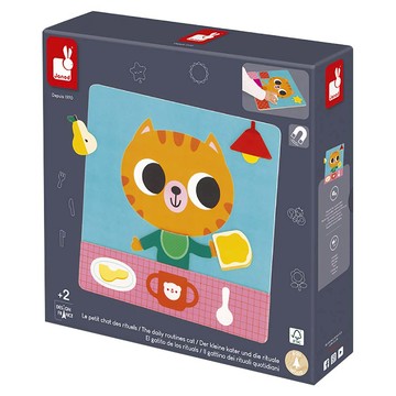 Janod 請你跟我這樣做 貓咪  1盒  多色