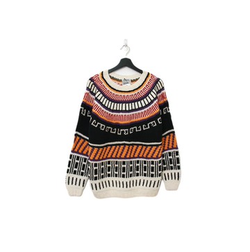 Back to Green-復古毛衣 圖騰 環繞  ws-50 vintage sweater