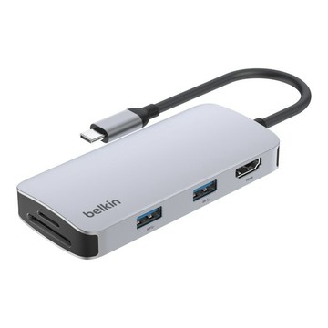 BELKIN USB-C 5 合 1 多連接埠轉接器/集線器 (AVC007fqSGY-V2)