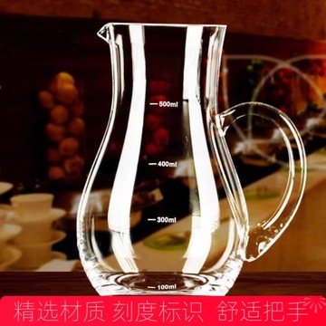 日本FON帶刻度白酒壺分酒器紅酒醒酒器家用葡萄酒歐式玻璃酒具