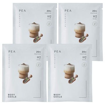 BODY GOALS 多效豌豆蛋白飲 觀音拿鐵  31g  4個