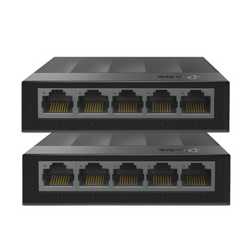 TP-Link 【2入組】LS1005G 5埠 port 10/100/1000mbps高速交換器乙太網路switch hub