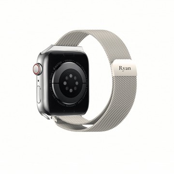 【客製化】細款米蘭磁力 Apple Watch 不鏽鋼錶帶
