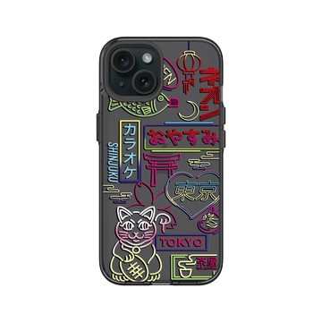 iPhone 15 Clear 酷墨灰 - Denise Rashidi (Surudenise) - 東京霓虹