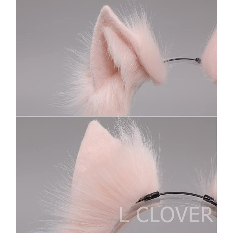 L CLOVER 猫耳 しっぽ 尻尾 セット カチューシャ コスプレ( ブラウン