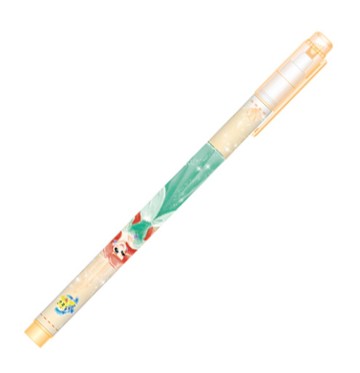 迪士尼Disney 美人魚螢光筆-橘