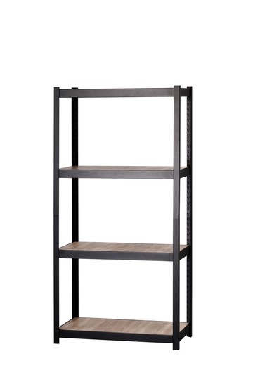 【廠商直送】隱藏式四層角鋼90*45*180cm-黑