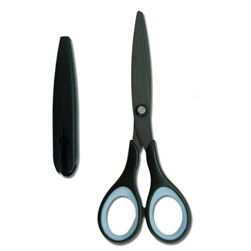 本月熱銷推薦 滿額再折【史代新文具】普樂士PLUS SC-160SF 34-303 160mm 附蓋 不銹鋼剪刀