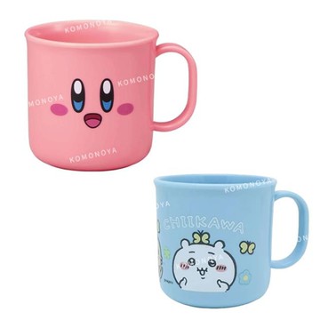 小禮堂 兒童單耳塑膠杯 200ml (大臉款) 星之卡比 吉伊卡哇