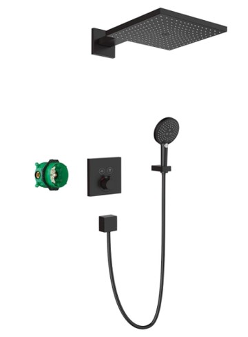 【麗室衛浴】德國Hansgrohe Raindance E 27939670 壁埋花灑組